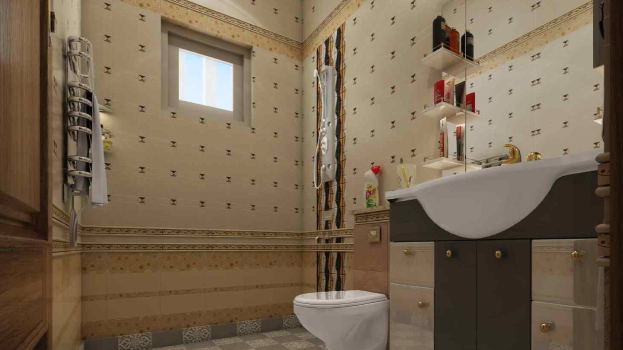 Ceasers place wash room 